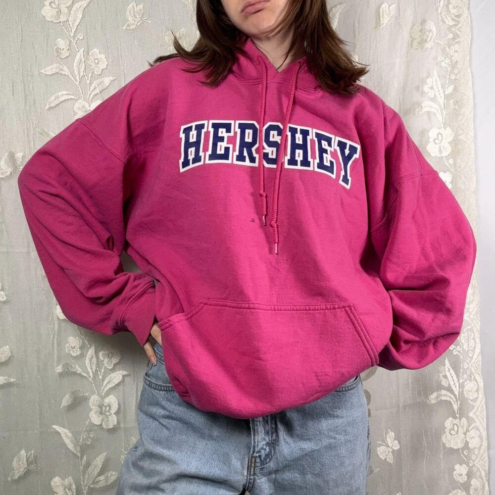 Pink Hershey hoodie